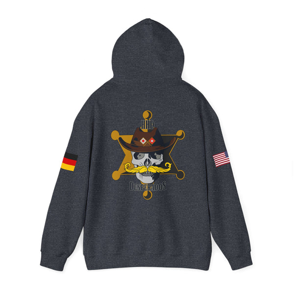 Desperados - Flags on Sleeves - Unisex Heavy Blend™ Hooded Sweatshirt