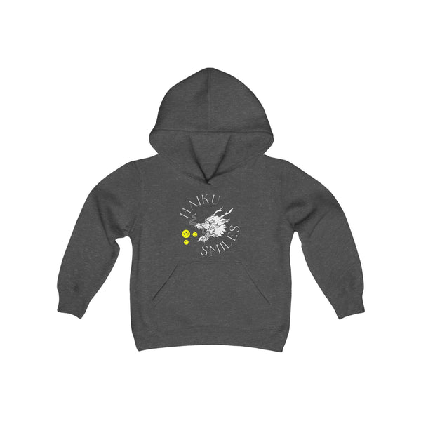 Haiku Smiles - Youth Heavy Blend Hooded Sweatshirt