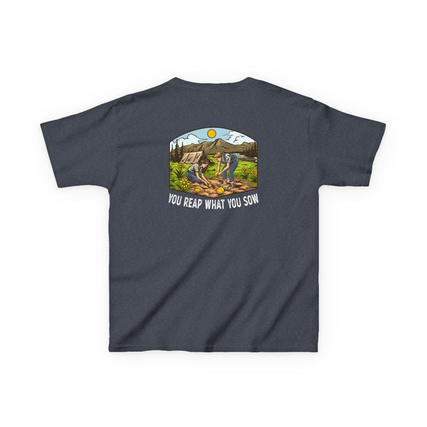 Camping Smiles! - Kids Heavy Cotton Tee