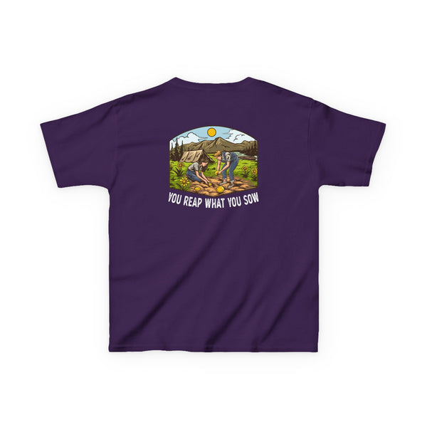 Camping Smiles! - Kids Heavy Cotton Tee