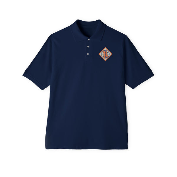 Men's Stylish Piqué Polo with Unique Design