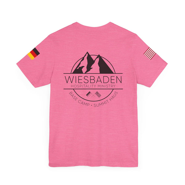 WHM - Flag on Sleeves - Unisex Jersey Short Sleeve Tee