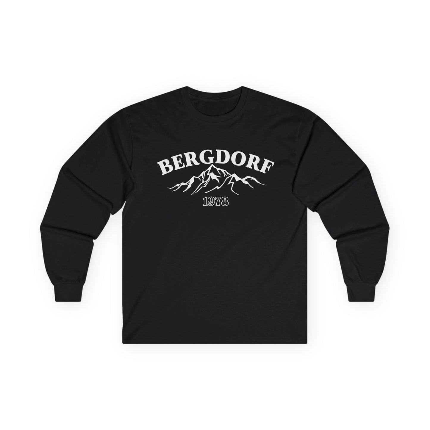 BERGDORF 1978 Unisex Ultra Cotton Long Sleeve Tee