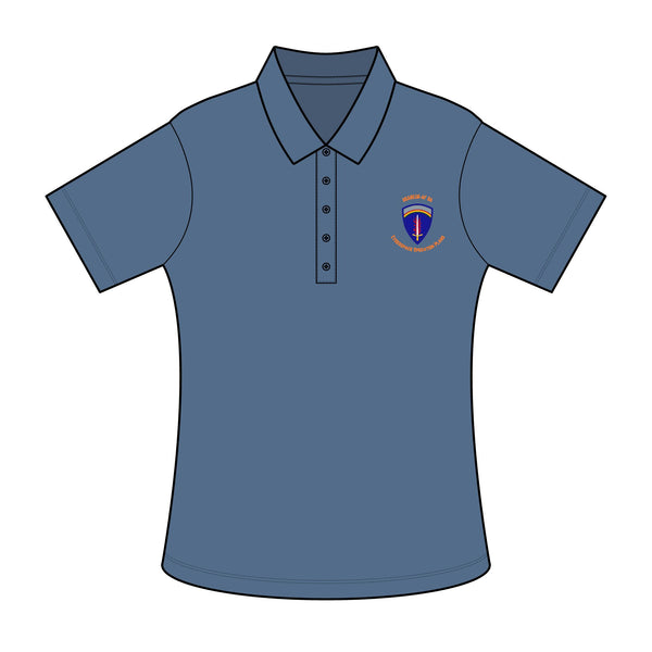 COP U'R-AF - Orange text - Ladies Fine Pique Blend Polo