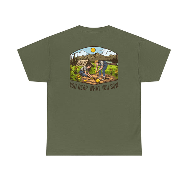 Camping Smiles! - Unisex Heavy Cotton Tee