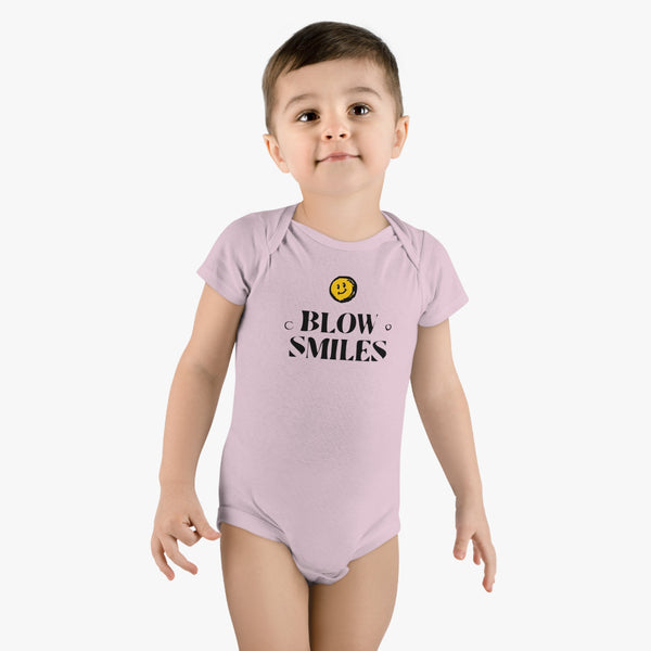 Blow Smiles Baby Short Sleeve Onesie®