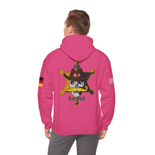 Desperados - Flags on Sleeves - Unisex Heavy Blend™ Hooded Sweatshirt