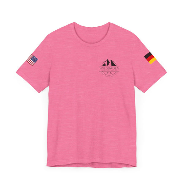 WHM - Flag on Sleeves - Unisex Jersey Short Sleeve Tee