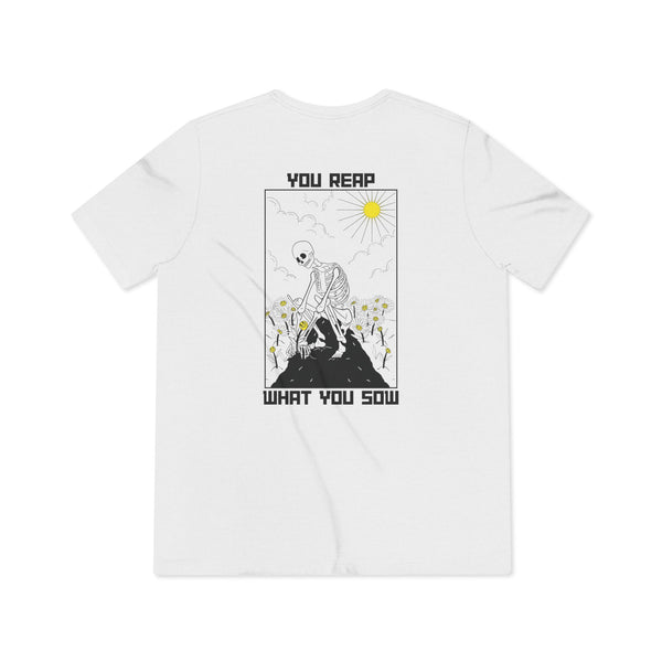 Sow Smiles! - Skeleton Back - Triblend Tee