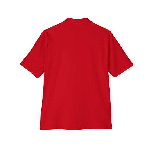 Men's Stylish Piqué Polo with Unique Design