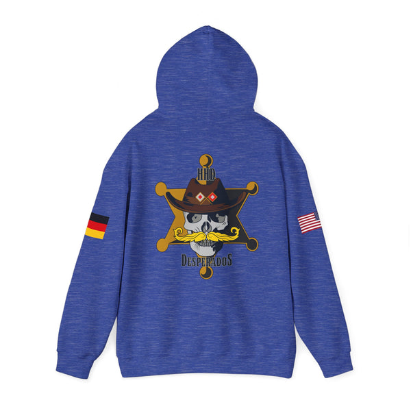 Desperados - Flags on Sleeves - Unisex Heavy Blend™ Hooded Sweatshirt