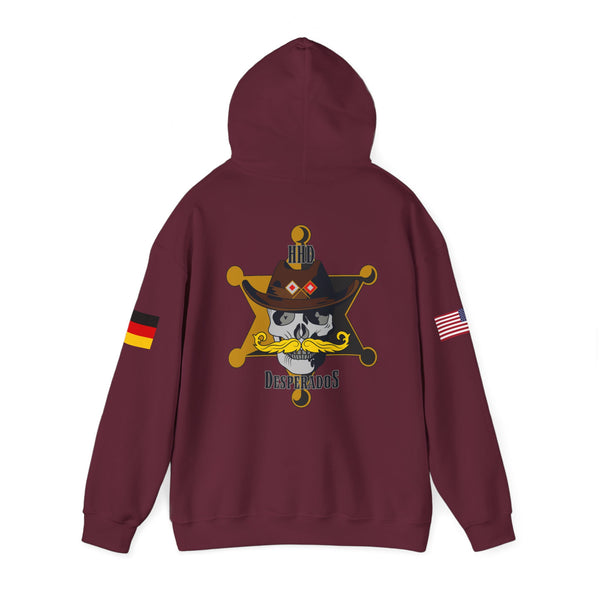 Desperados - Flags on Sleeves - Unisex Heavy Blend™ Hooded Sweatshirt
