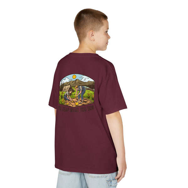 Camping Smiles! - Kids Heavy Cotton Tee