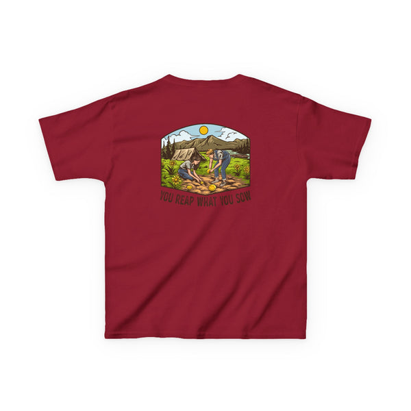 Camping Smiles! - Kids Heavy Cotton Tee