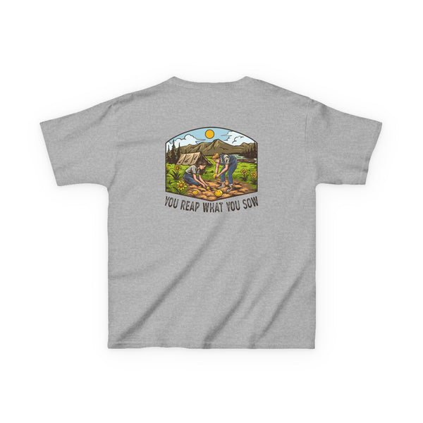 Camping Smiles! - Kids Heavy Cotton Tee