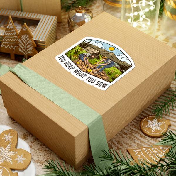 Camping Sow and Reap - Kiss-Cut Stickers