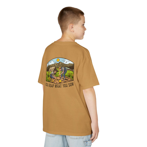 Camping Smiles! - Kids Heavy Cotton Tee