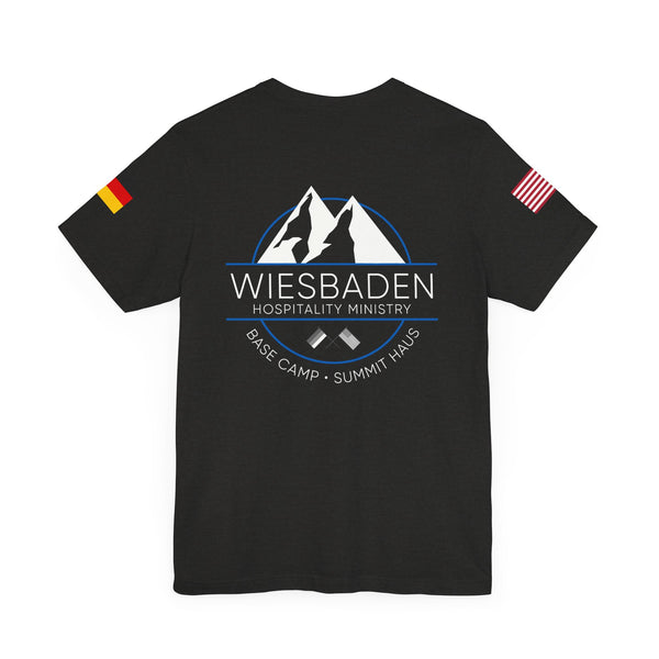 WHM - Flag on Sleeves - Unisex Jersey Short Sleeve Tee