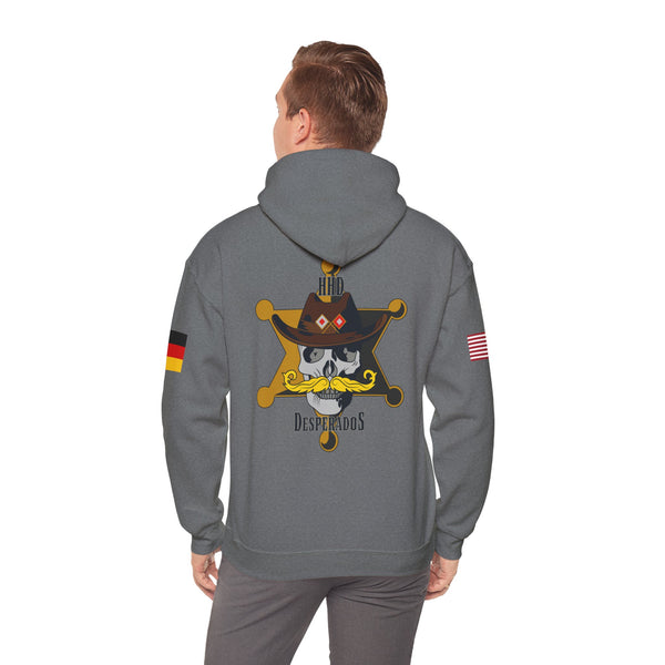 Desperados - Flags on Sleeves - Unisex Heavy Blend™ Hooded Sweatshirt