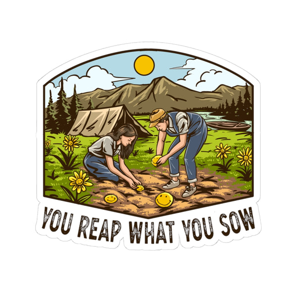 Camping Sow and Reap - Kiss-Cut Stickers