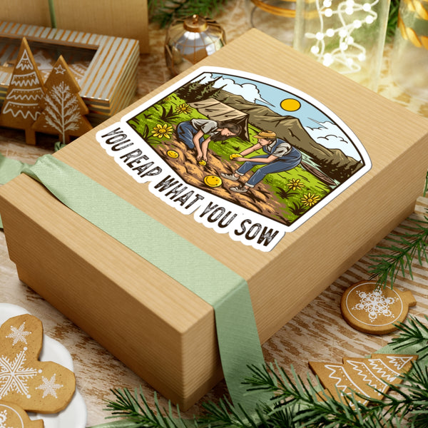 Camping Sow and Reap - Kiss-Cut Stickers