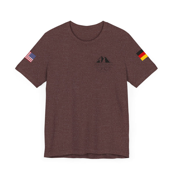 WHM - Flag on Sleeves - Unisex Jersey Short Sleeve Tee