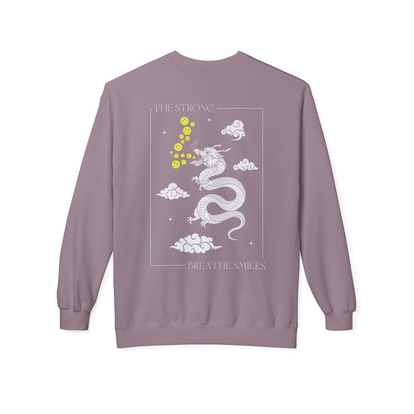 Haiku Smiles - Unisex Midweight Softstyle Fleece Crewneck Sweatshirt