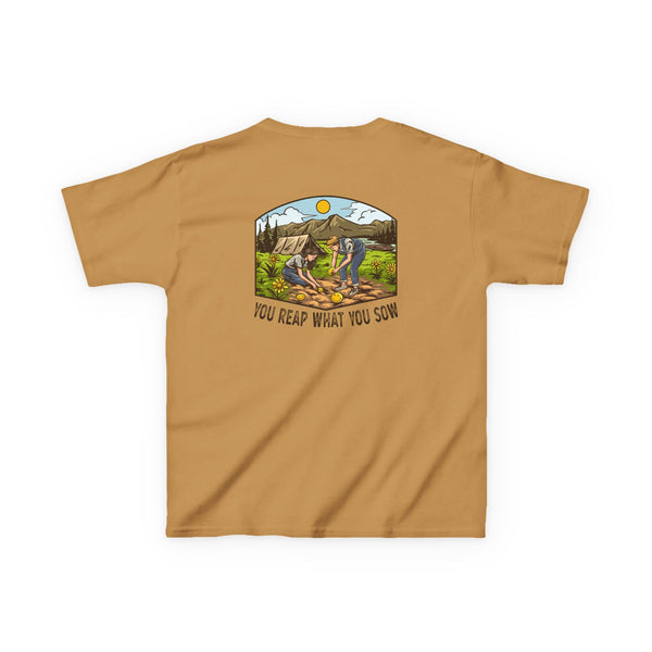 Camping Smiles! - Kids Heavy Cotton Tee