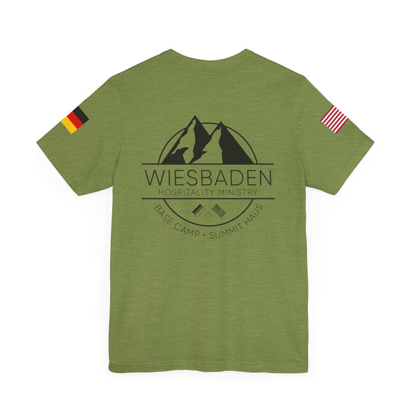 WHM - Flag on Sleeves - Unisex Jersey Short Sleeve Tee