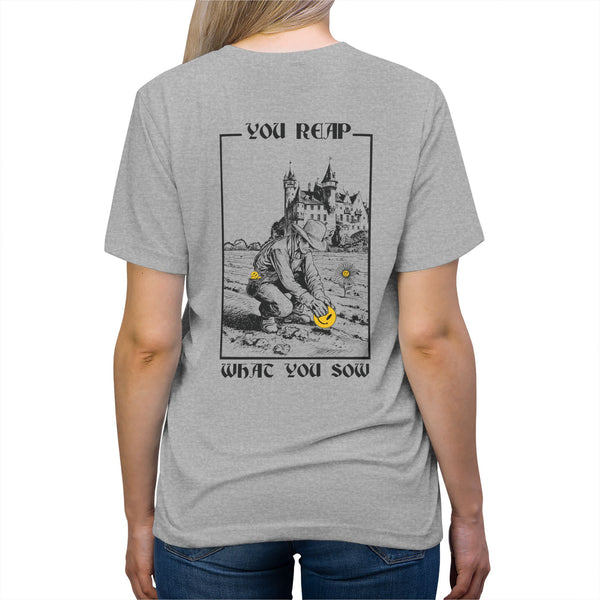 Sow Smiles! - Farmer Back - Triblend Tee