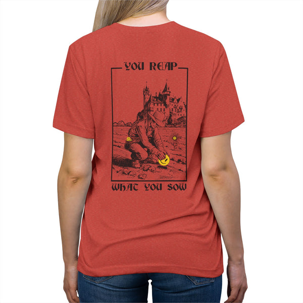 Sow Smiles! - Farmer Back - Triblend Tee