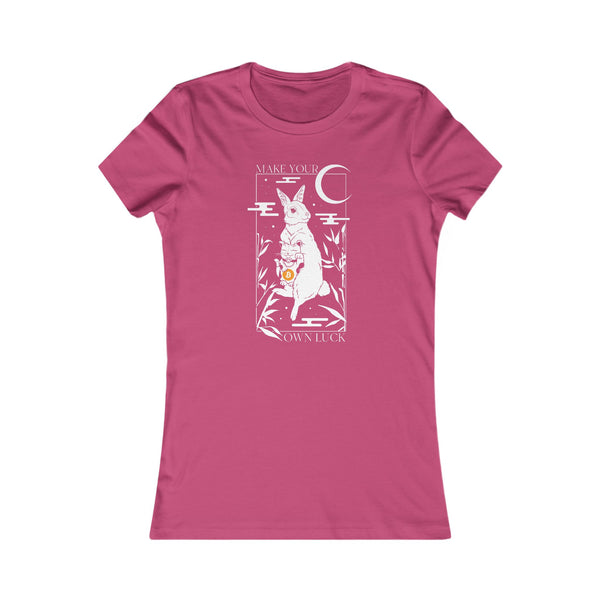 Bitcoin - Make Your Own Luck! - Women's Favorite Tee