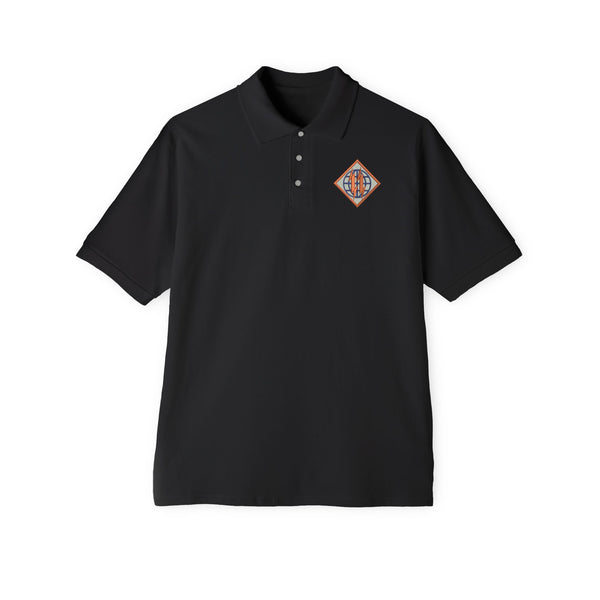 Men's Stylish Piqué Polo with Unique Design