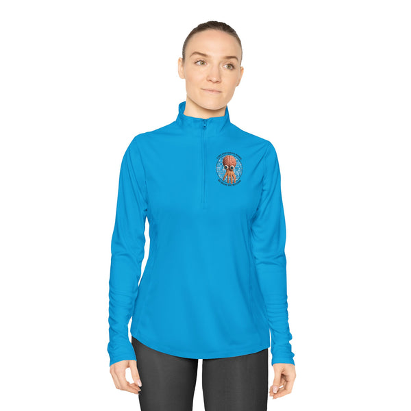 CAB Big Brains - Ladies Quarter-Zip Pullover