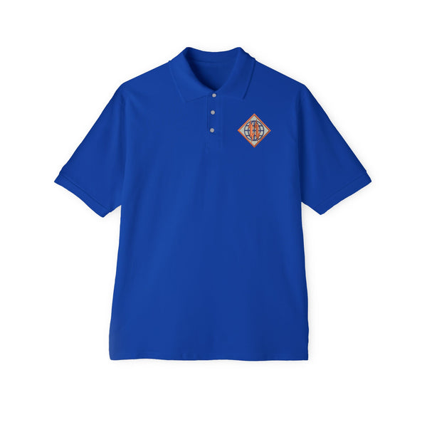Men's Stylish Piqué Polo with Unique Design