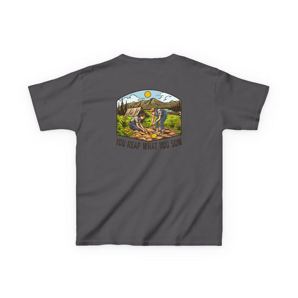 Camping Smiles! - Kids Heavy Cotton Tee