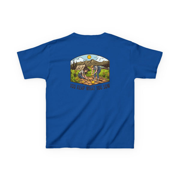 Camping Smiles! - Kids Heavy Cotton Tee