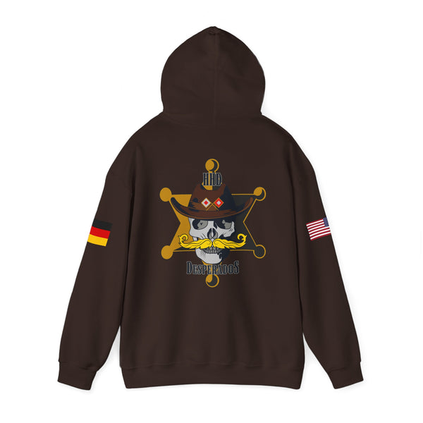 Desperados - Flags on Sleeves - Unisex Heavy Blend™ Hooded Sweatshirt