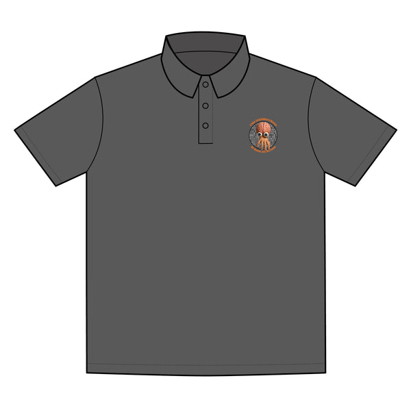 CAB Big Brains - Orange text - Sport-Tek® PosiCharge® Competitor™ Polo