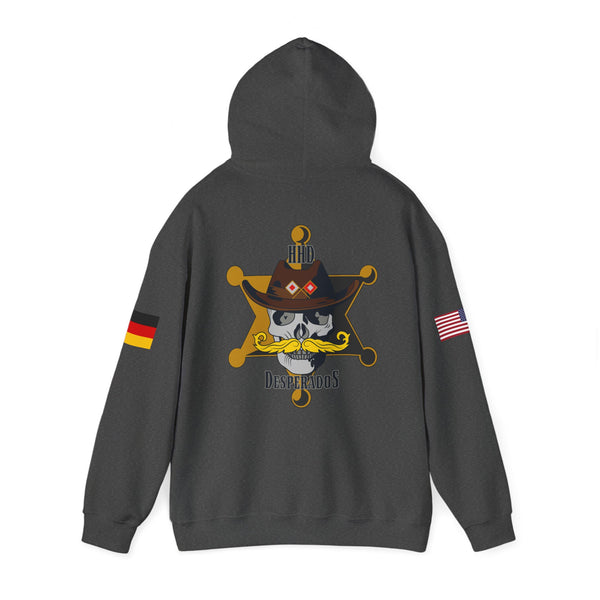 Desperados - Flags on Sleeves - Unisex Heavy Blend™ Hooded Sweatshirt