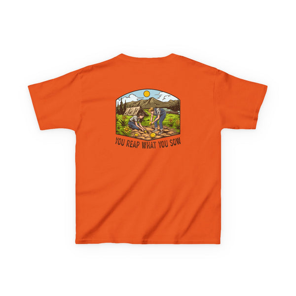 Camping Smiles! - Kids Heavy Cotton Tee