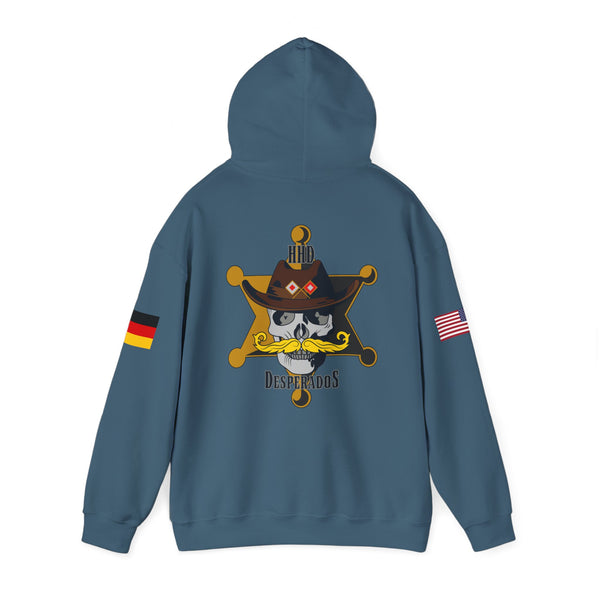Desperados - Flags on Sleeves - Unisex Heavy Blend™ Hooded Sweatshirt