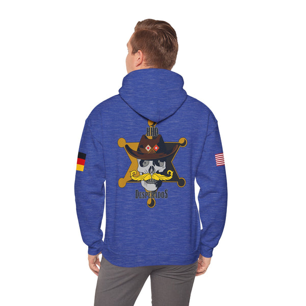 Desperados - Flags on Sleeves - Unisex Heavy Blend™ Hooded Sweatshirt