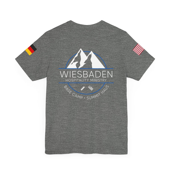 WHM - Flag on Sleeves - Unisex Jersey Short Sleeve Tee