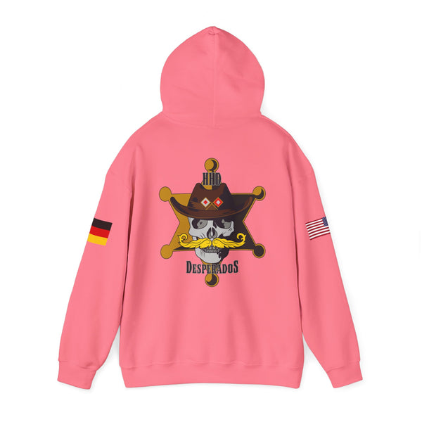 Desperados - Flags on Sleeves - Unisex Heavy Blend™ Hooded Sweatshirt
