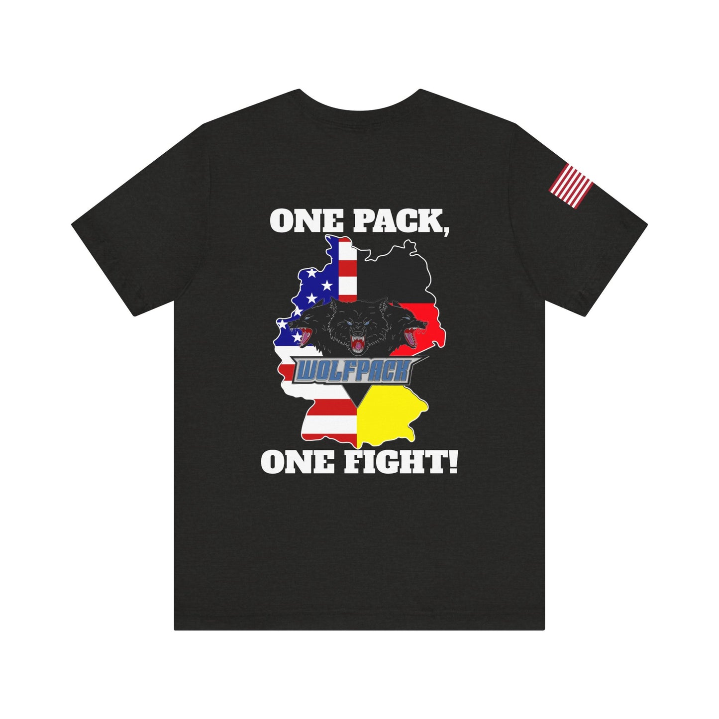 167TH MAD WOLFPACK with US Flag