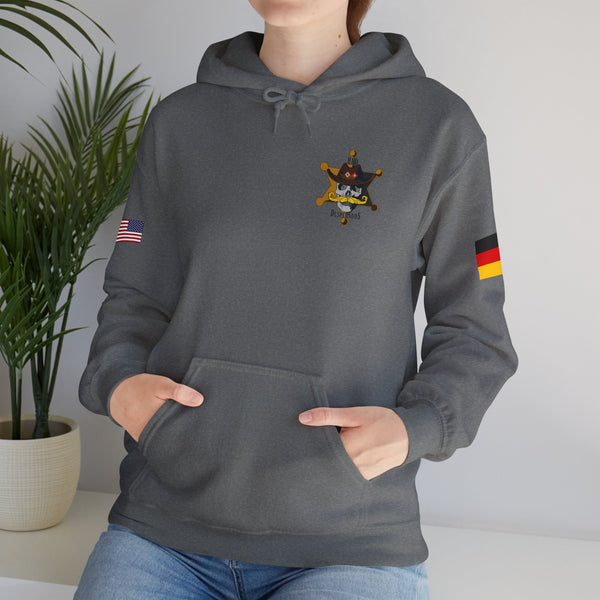 Desperados - Flags on Sleeves - Unisex Heavy Blend™ Hooded Sweatshirt