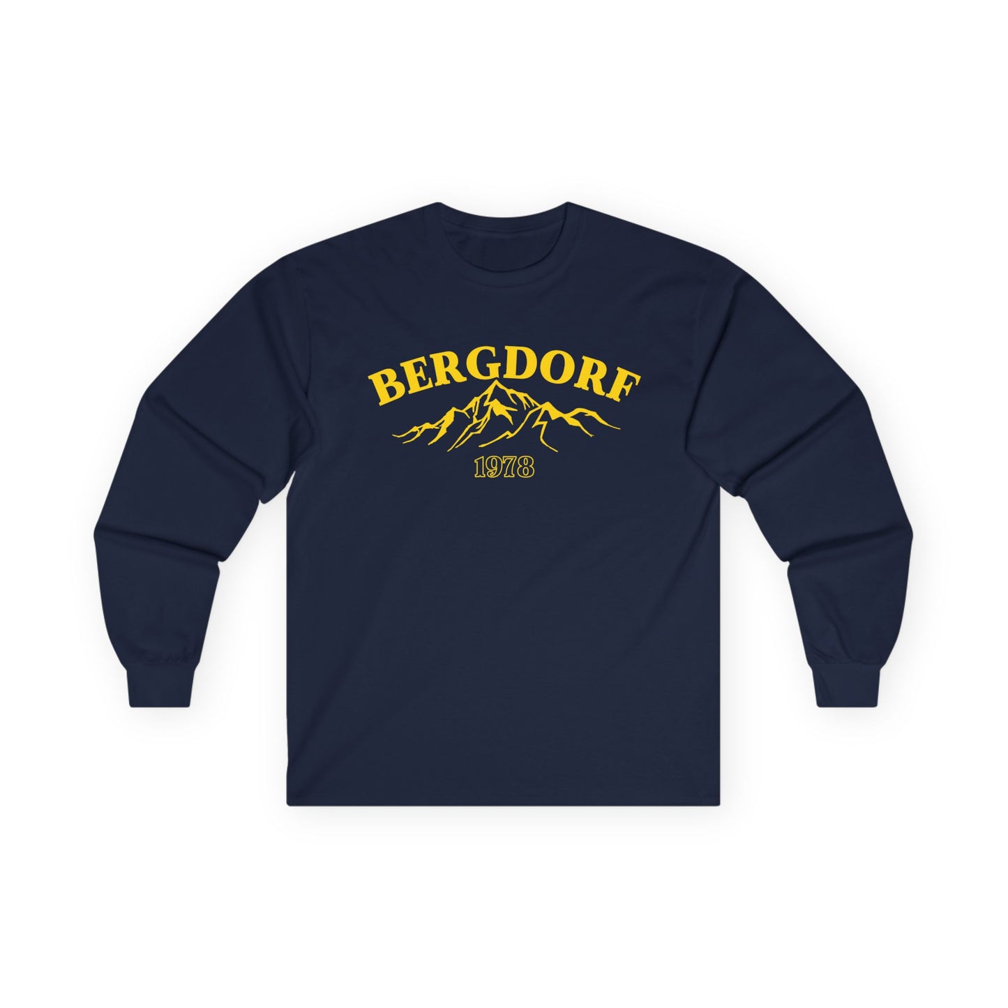 BERGDORF 1978 Unisex Ultra Cotton Long Sleeve Tee