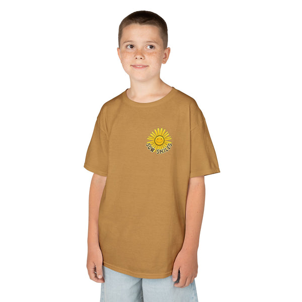 Camping Smiles! - Kids Heavy Cotton Tee