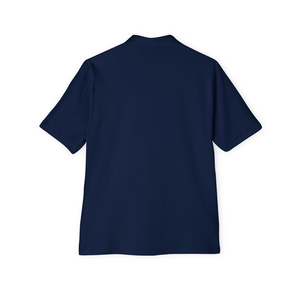 Men's Stylish Piqué Polo with Unique Design